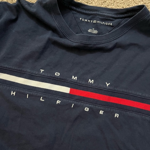 Tommy Hilfiger Signature Stripe Tee M - Picture 4 of 8